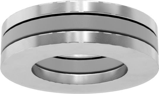 Eksenel Bilyalı Rulman, Çelik, 25 mm Mil Çapı için, 41 mm OD, 11,11 mm Kalınlık