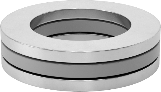 Eksenel Bilyalı Rulman, Çelik, 28 mm şaft çapı için, 44 mm OD, 11,11 mm Kalınlık