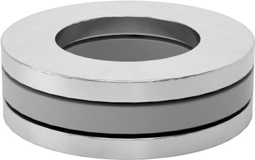 Eksenel Bilyalı Rulman, Paslanmaz Çelik, 16 mm Mil Çapı için