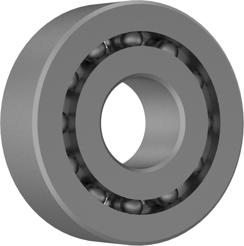 Kendinden Hizalamalı Bilyalı Rulman, Açık, Anma Numarası 1201, 12 mm Şaft Çapı için