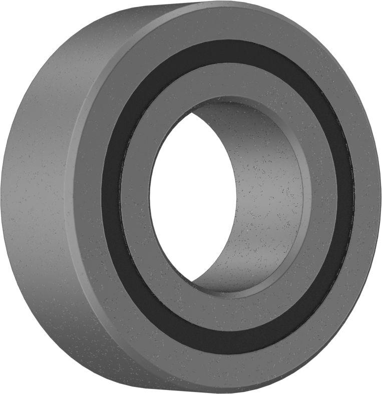 Kendinden Hizalamalı Bilyalı Rulman, Sızdırmaz, Ticaret No. 2206-2RS, 30 mm Mil Çapı için