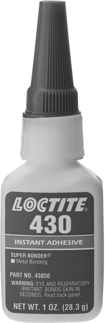 Anında Yapışan Yapıştırıcı, Loctite® 430, 1 FL. oz. Şişe