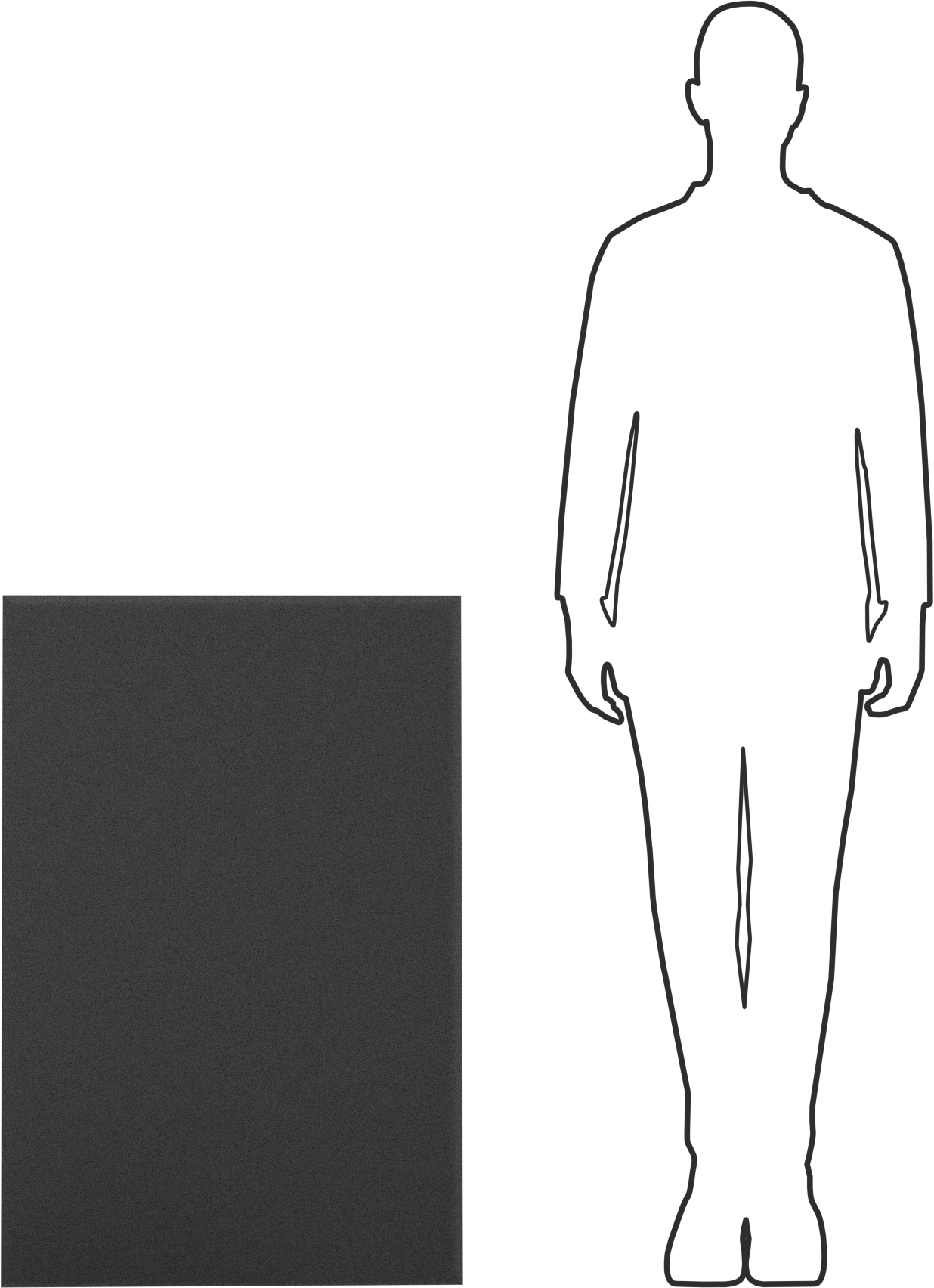 Statik Kontrol Kimyasal Dirençli Polietilen Köpük, İletken Levha, 24" x 36", 1/2" Kalınlık