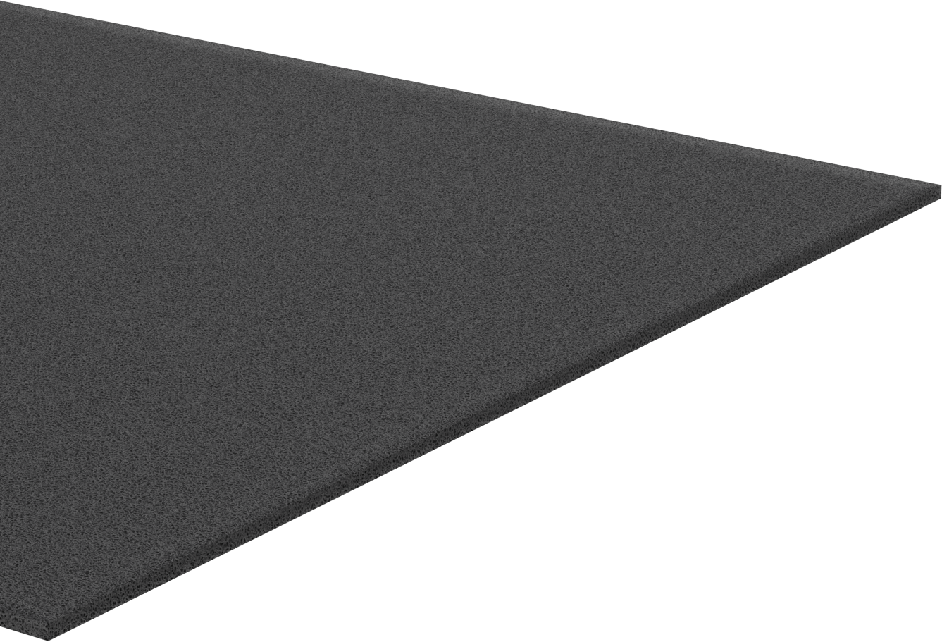 Statik Kontrol Kimyasal Dirençli Polietilen Köpük, İletken Levha, 24" x 36", 1/4" Kalınlık