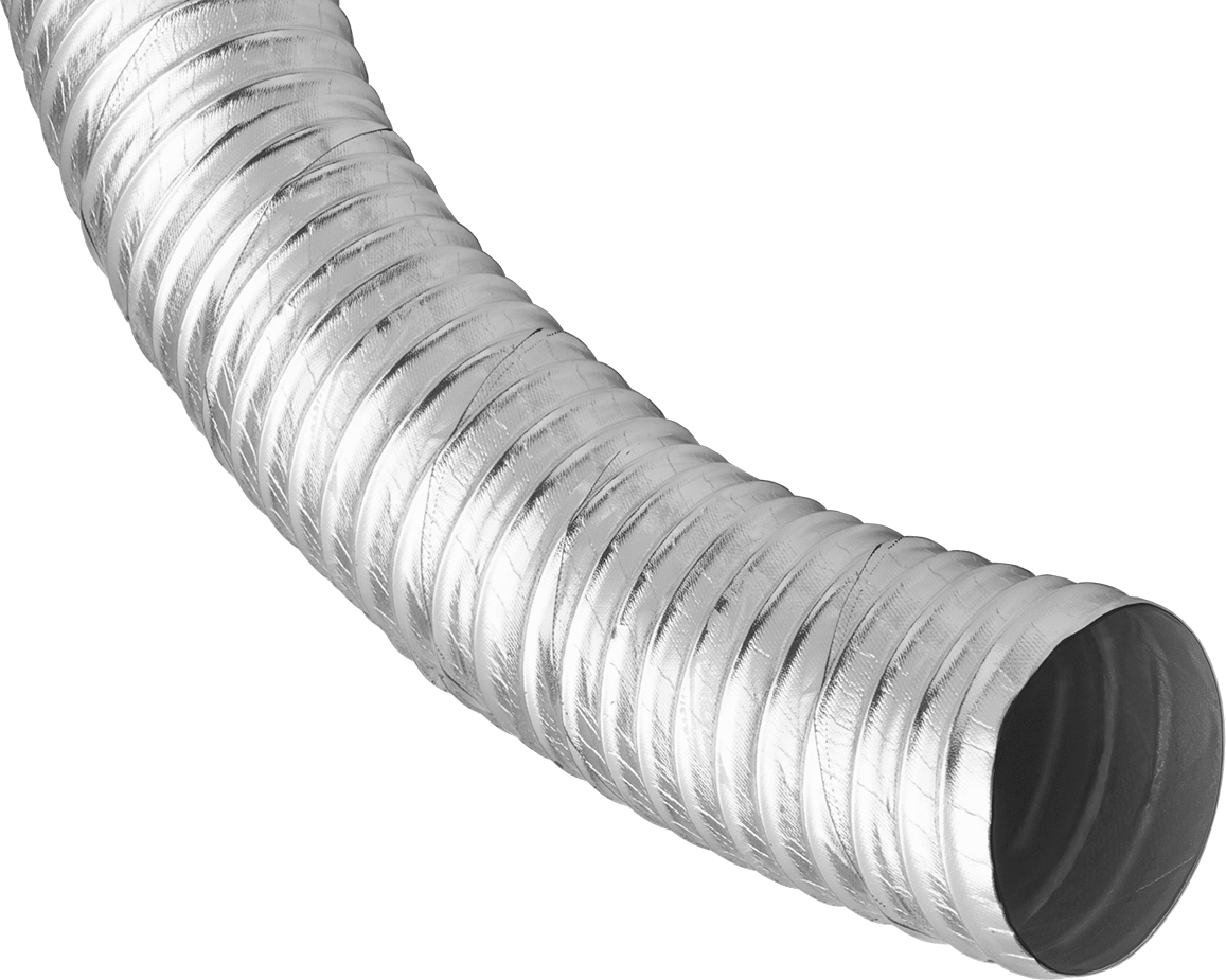 Hava için Isı Yansıtıcı Kanal Hortumu, 1" ID, 1-1/8" OD