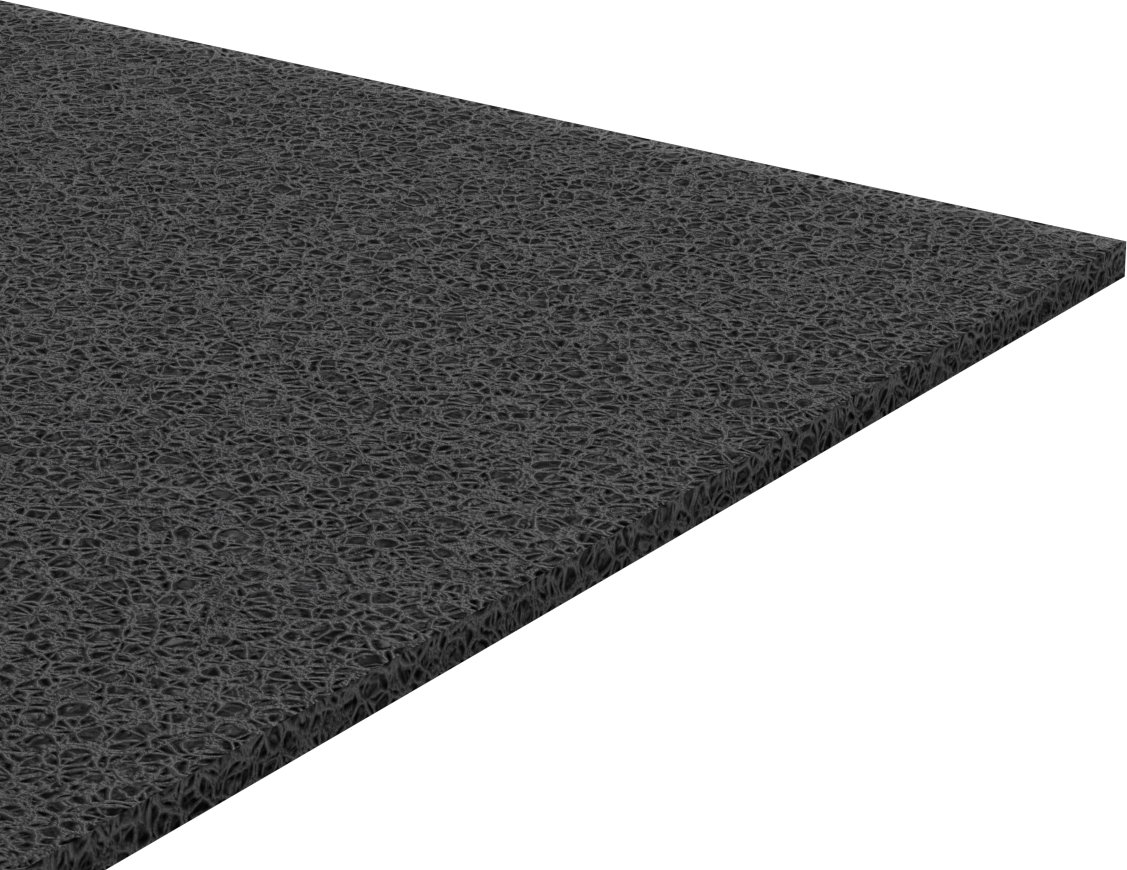 Statik Kontrol Poliüretan Köpük Levha, Kaba Dokulu, Süper Yastıklama, 3/8" Kalınlık, 24" x 24"