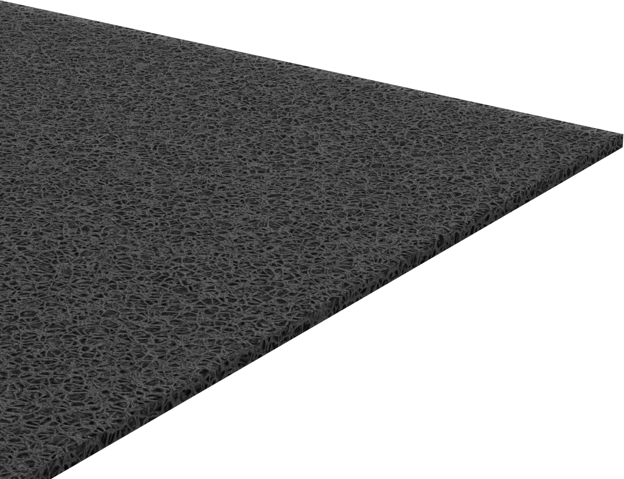 Statik Kontrol Poliüretan Köpük Levha, Kaba Dokulu, Süper Yastıklama, 3/8" Kalınlık, 36" x 36"