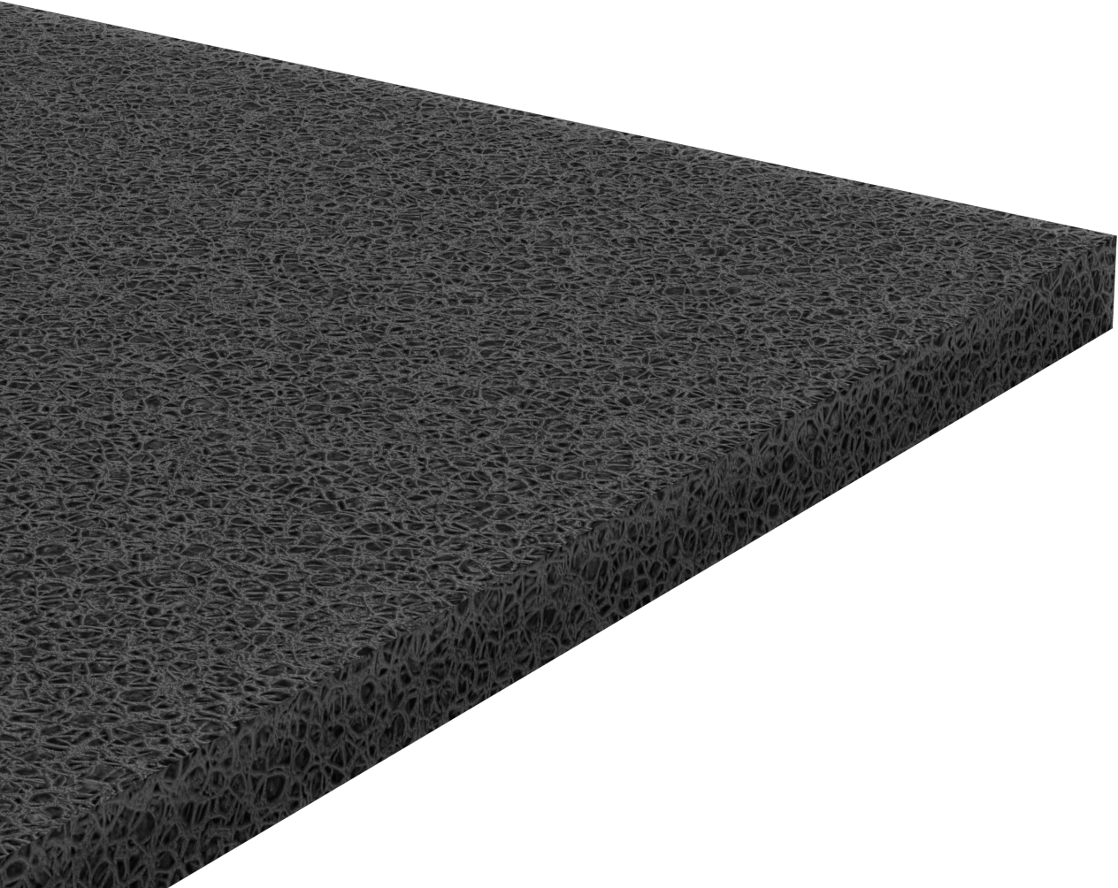 Statik Kontrol Poliüretan Köpük Levha, Kaba Doku, Süper Yastıklama, 1-1/2" Kalınlık, 36" x 36"
