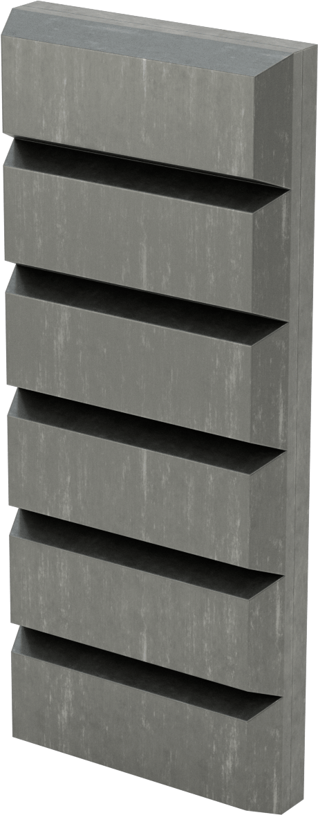Kaynaklanması Kolay Aşınma Plakası, 4“ Genişlik x 9-1/2” Uzunluk