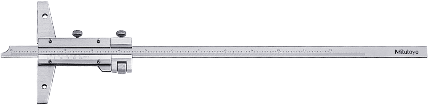 Mitutoyo Vernier Derinlik Ölçer, Model Numarası 527-113, 0“ ila 12” Ölçüm Aralığı