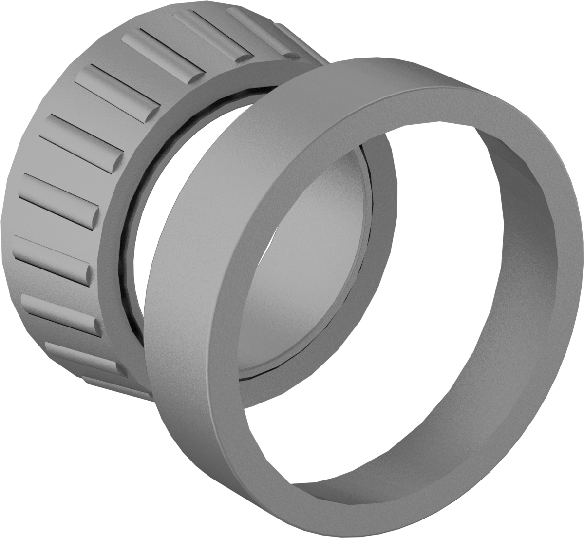 Çelik Halkalı Konik Makaralı Rulman, Anma Numarası 33010, 50 mm Mil Çapı için