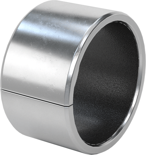 Kuru Çalışmalı Metal Takviyeli PTFE Kovanlı Rulman, Çelik Kabuk ile, Bronz Sırtlı, 12 mm Mil Çapı için, 8 mm Uzunluk