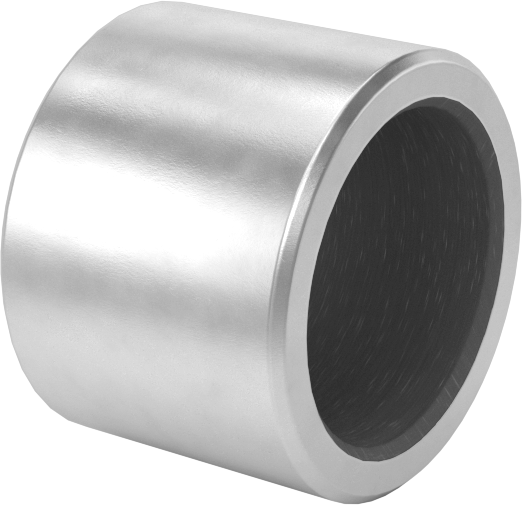 Kuru Çalışmalı Metal Takviyeli PTFE Kovanlı Rulman, Alüminyum Kabuklu, 12 mm Şaft Çapı için, 12 mm Uzunluk