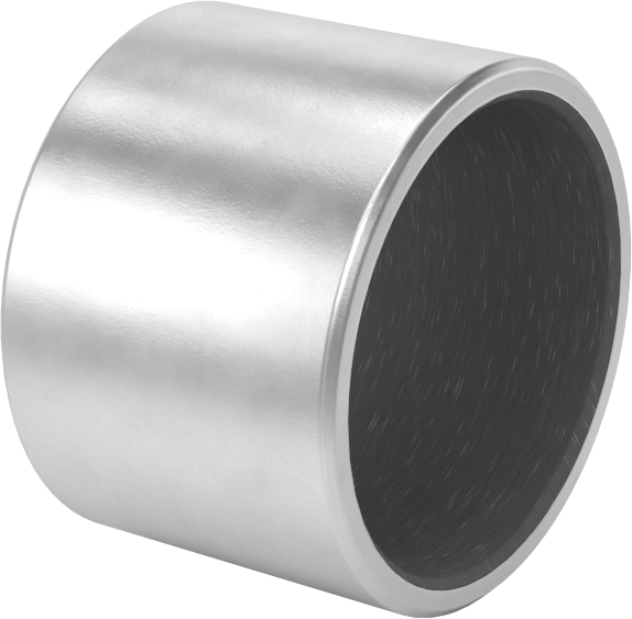 Kuru Çalışmalı Metal Takviyeli PTFE Kovanlı Rulman, Alüminyum Kabuklu, 30 mm Mil Çapı için, 25 mm Uzunluk