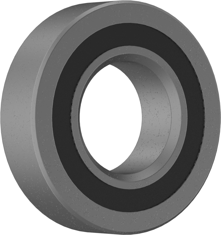 Açısal Temaslı Bilyalı Rulman, Sızdırmaz, Ticaret No. 7206-2RS, 30 mm Mil Çapı için