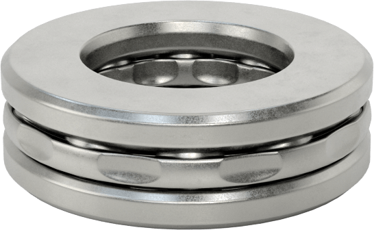 Çelik Baskı Bilyalı Rulman, 25 mm Mil Çapı için, 45 mm OD, 14 mm Kalınlık