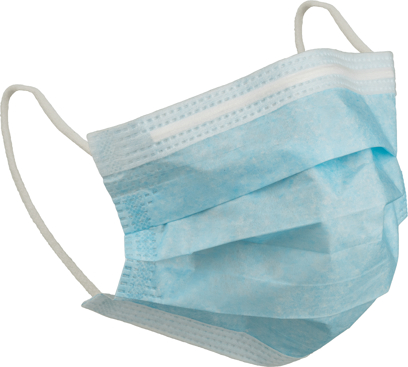Temiz Oda Tek Kullanımlık Maskeler, Polyester Kumaş/Selüloz Karışımı, Kulak Kayışlı