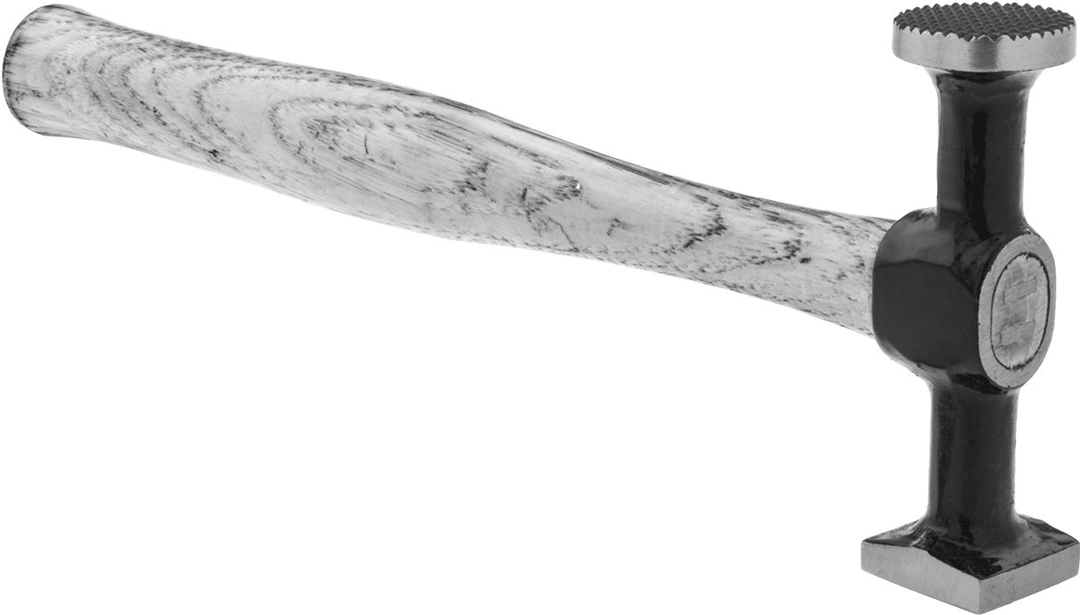 Sac Metal Şekillendirme Çekici, Yuvarlak x Dikdörtgen Yüzlü, Hickory Sap, 10 oz.