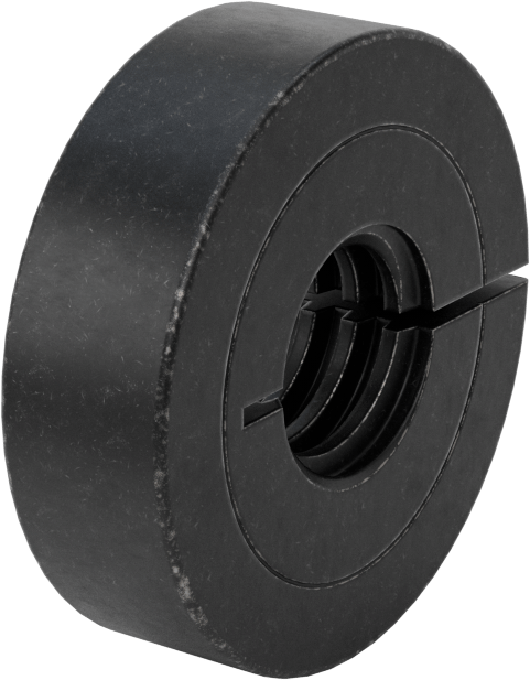 Sıkıştırmalı Acme Kılavuz Vida Yaka, Sağ El, 7/8"-6 Diş Boyutu, 2-1/8" OD