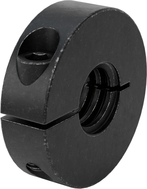 Sıkıştırmalı Acme Kılavuz Vida Yaka, Sağ El, 7/8"-6 Diş Boyutu, 2-1/8" OD
