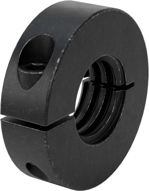 Sıkıştırmalı Acme Kılavuz Vida Yaka, Sağ El, 1-1/4"-5 Diş Boyutu, 2-1/2" OD