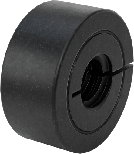 Sıkıştırmalı Acme Kılavuz Vida Yaka, Sağ El, 1/4"-16 Diş Boyutu, 5/8" OD