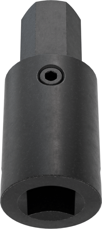 Stubby Darbeli Altıgen Uçlu Soket, 1/2" Kare Tahrik, 5/8" Tahrik Boyutu