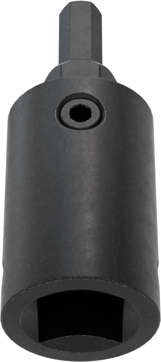 Stubby Darbeli Altıgen Uçlu Soket, 1/2" Kare Tahrik, 1/4" Tahrik Boyutu