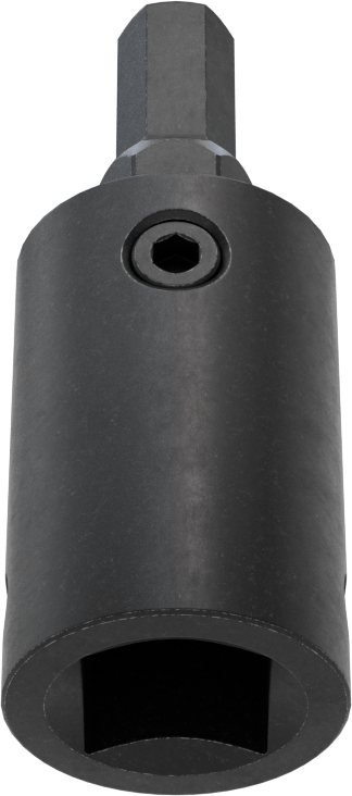 Stubby Darbeli Altıgen Uçlu Soket, 1/2" Kare Tahrik, 5/16" Tahrik Boyutu