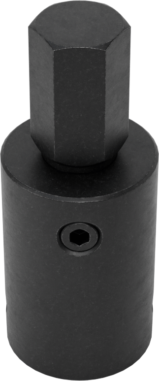 Stubby Darbeli Altıgen Uçlu Soket, 1/2" Kare Tahrik, 9/16" Tahrik Boyutu