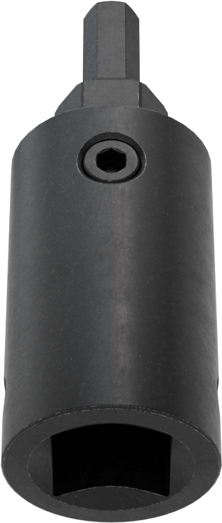 Stubby Darbeli Altıgen Uçlu Soket, 1/2" Kare Tahrik, 6 mm Tahrik Boyutu