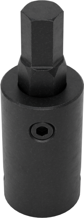 Stubby Darbeli Altıgen Uçlu Soket, 1/2" Kare Tahrik, 10 mm Tahrik Boyutu