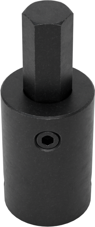 Stubby Darbeli Altıgen Uçlu Soket, 1/2" Kare Tahrik, 12 mm Tahrik Boyutu