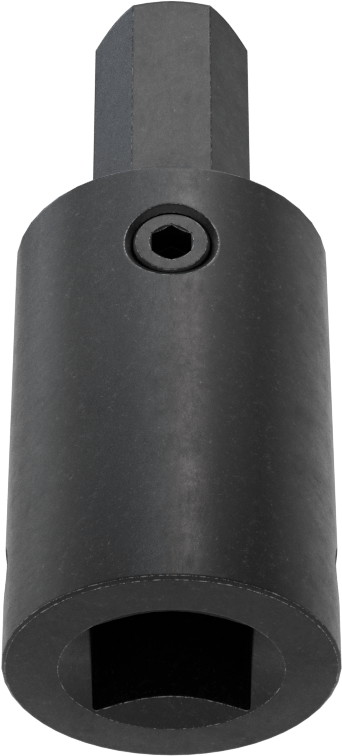 Stubby Darbeli Altıgen Uçlu Soket, 1/2" Kare Tahrik, 12 mm Tahrik Boyutu
