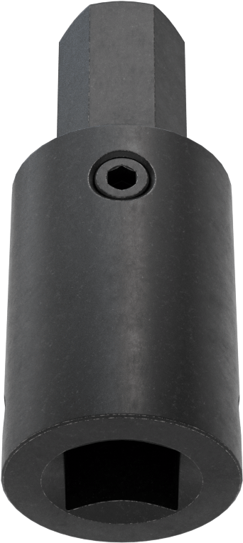Stubby Darbeli Altıgen Uçlu Soket, 1/2" Kare Tahrik, 14 mm tahrik boyutu