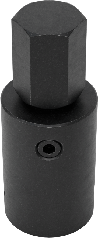 Stubby Darbeli Altıgen Uçlu Soket, 1/2" Kare Tahrik, 17 mm Tahrik Boyutu