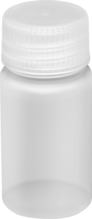 Polipropilen Plastik Şişe, 1 FL. oz. Kapasite, 1-1/4" Çap