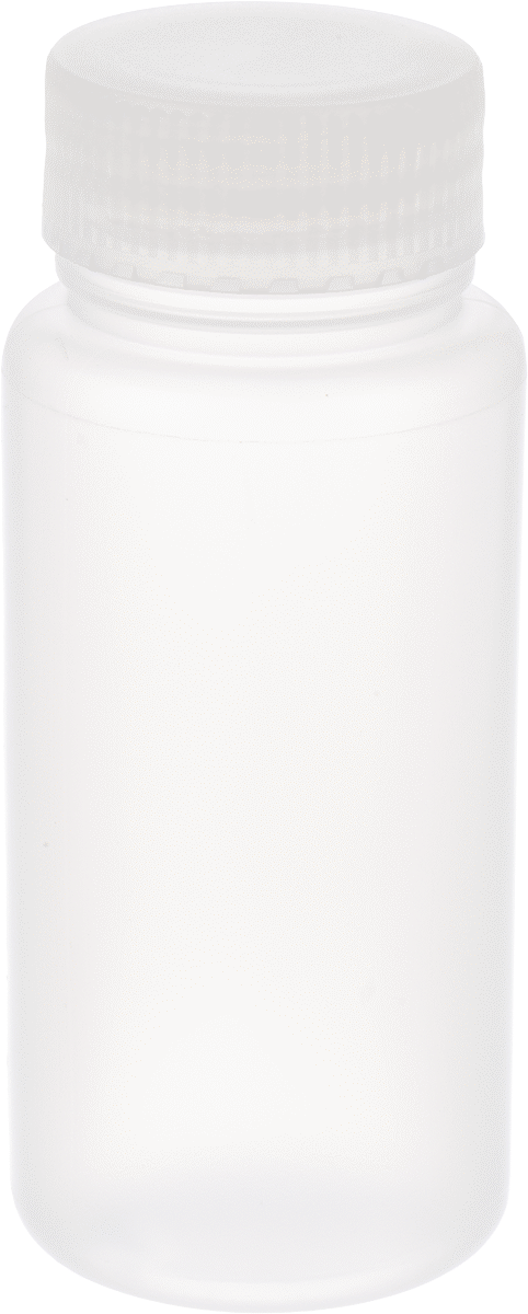 Yarı Şeffaf Polipropilen Plastik Şişe, 8 FL. oz./250 ml Kapasite, 1-3/4" Ağız Dış Çapı