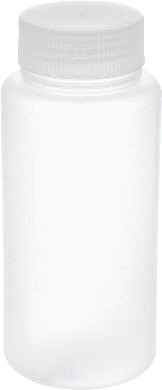 Yarı Şeffaf Polipropilen Plastik Şişe, 32 FL. oz./1000 ml Kapasite, 2-1/2" Ağız Dış Çapı