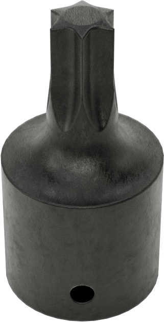 Kısa Darbeli Torx Uç Soketi, 1/4" Kare Tahrik, T30 Tahrik Boyutu