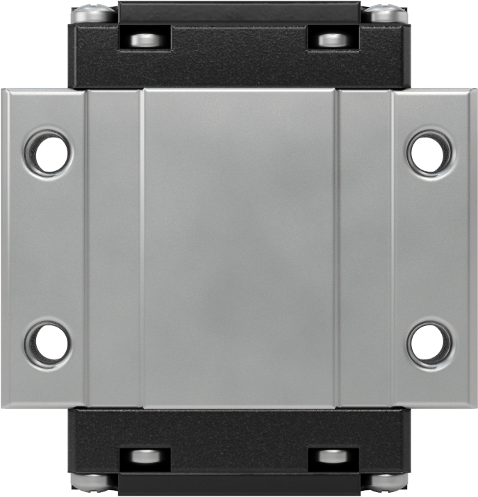 Rulmanlı Taşıyıcı, 10 mm Genişlikli Ray için, Korozyona Dayanıklı, Flanşlı