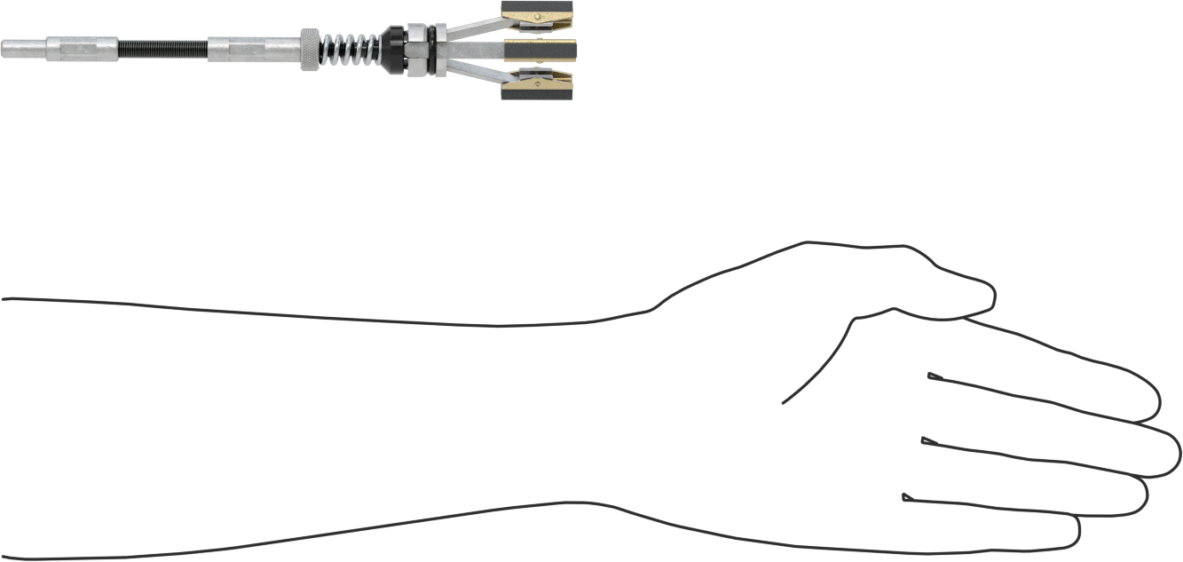 Kolay Ayarlı Sert Silindir Hon, 1-1/2“ ila 3-1/8” Silindir İç Çapı için