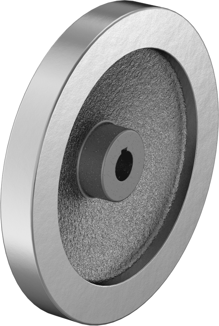 Güvenlik Kavraması El Çarkı, 12 mm Delik Çapı, 125 mm Tekerlek Çapı