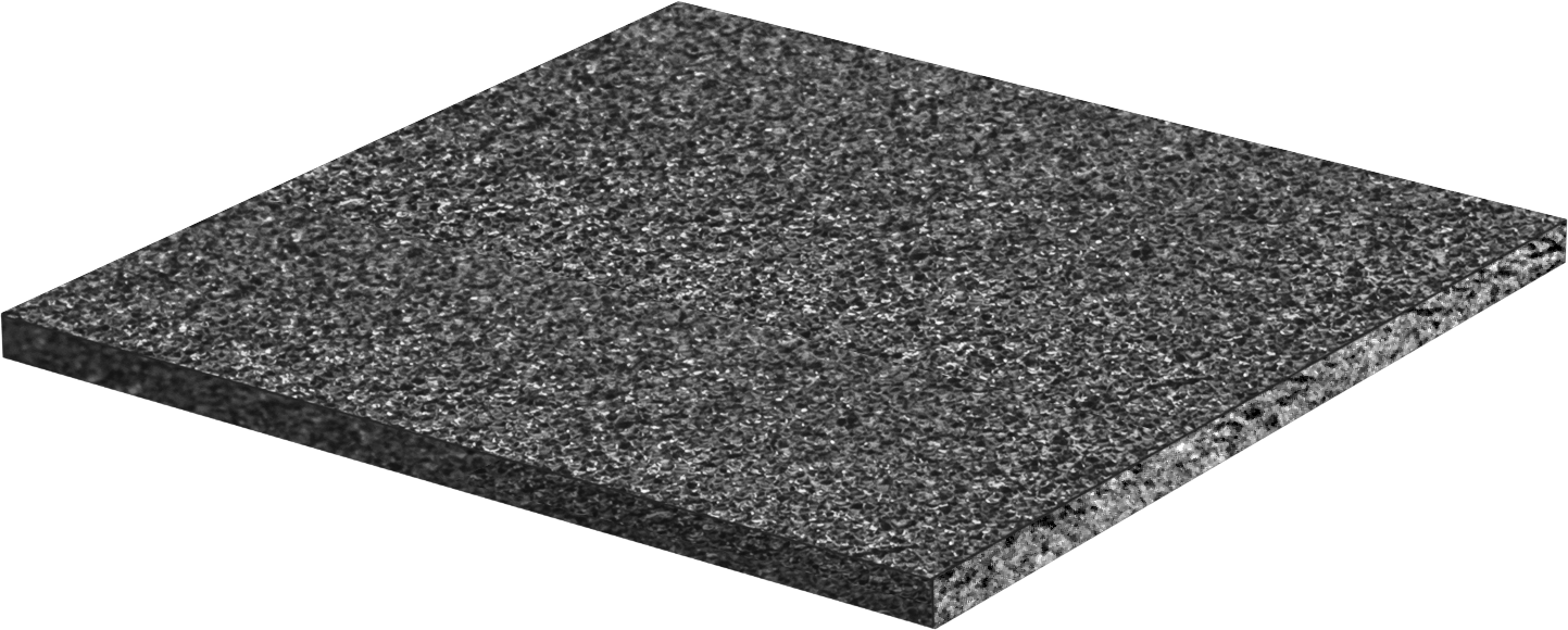 Yüksek Sıcaklık Asit Dirençli Silikon Karbür Seramik Köpük, İnç Başına 100 Gözenek, 3" x 3" x 1/8"