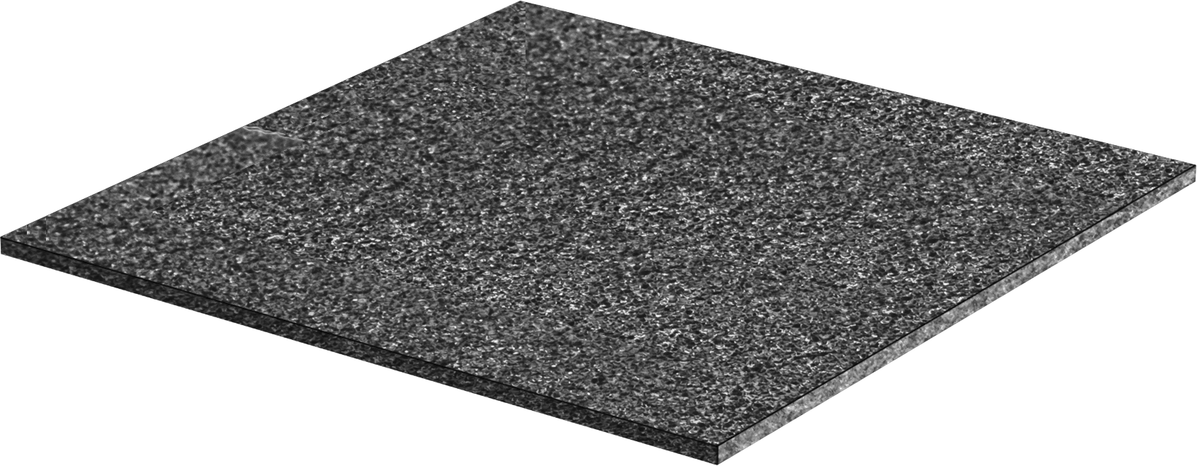 Yüksek Sıcaklık Asit Dirençli Silikon Karbür Seramik Köpük, İnç Başına 60 Gözenek, 6" x 6" x 1/8"