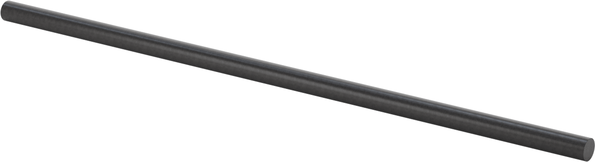 Sinterlenmiş Silikon Karbür Seramik Çubuk, Yüksek Mukavemetli, Aşınmaya ve Aside Dayanıklı, 3/8" Çap, 12" Uzunluk