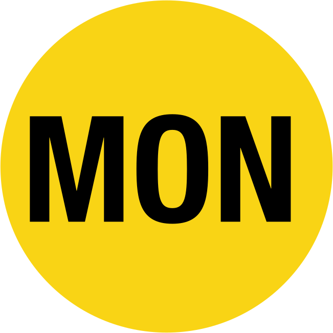 2" Çaplı Envanter Etiketleri (Mon)