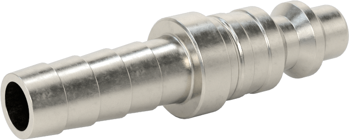 Hava için 303 Paslanmaz Çelik Endüstriyel Hızlı Ayrılabilir Hortum Bağlantısı, 3/8" İç Çaplı Hortum için Dikenli Uçlu 1/4 Boyutlu Plug
