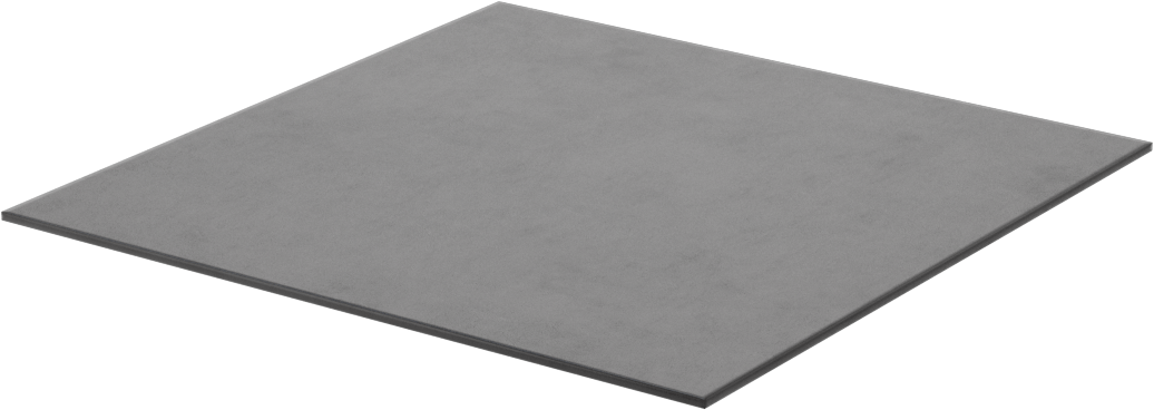 Sinterlenmiş Silikon Karbür Seramik Levha, Yüksek Mukavemetli, Aşınmaya ve Aside Dayanıklı, 6" x 6" x 1/16"