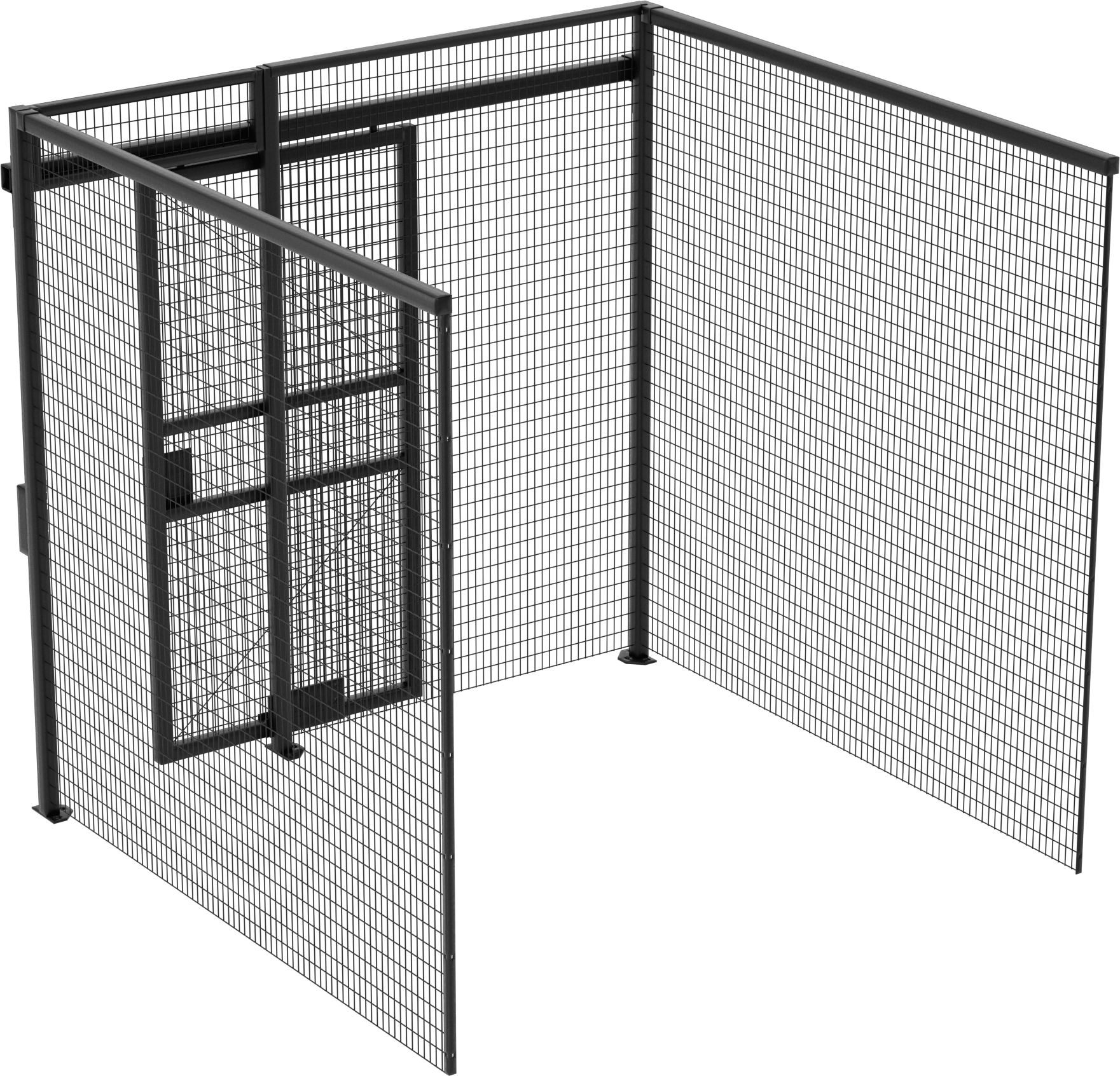 Tel Bölme, 3 Sides, 8 Fit Genişlik x 8 Fit Yükseklik x 8 Fit Derinlik Toplam